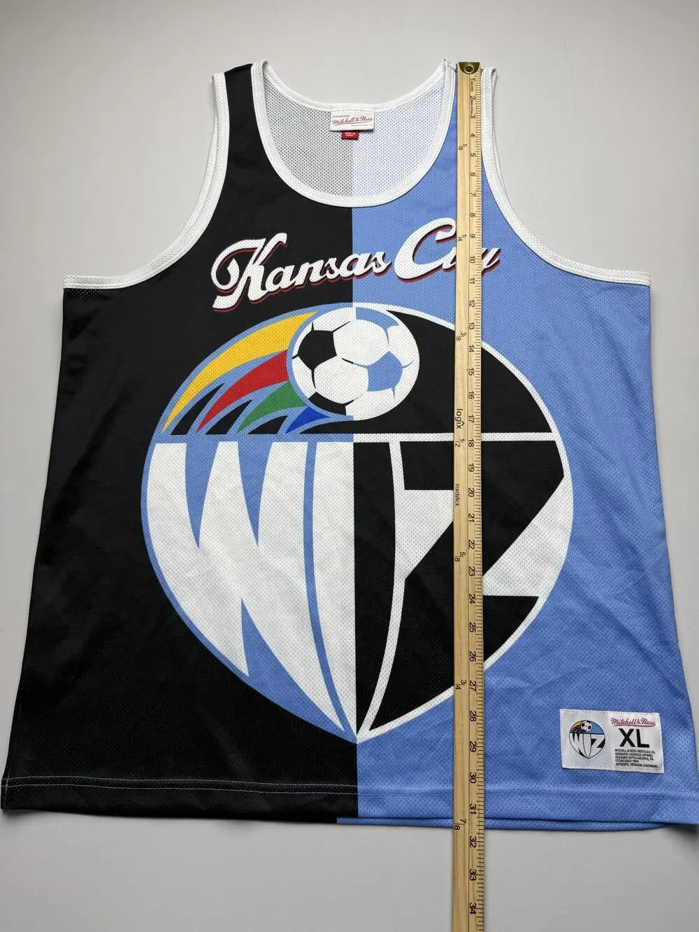 Kansas City Wizards Jersey Mens XL Multi MLS Soccer Mitchell & Ness Sleeveless